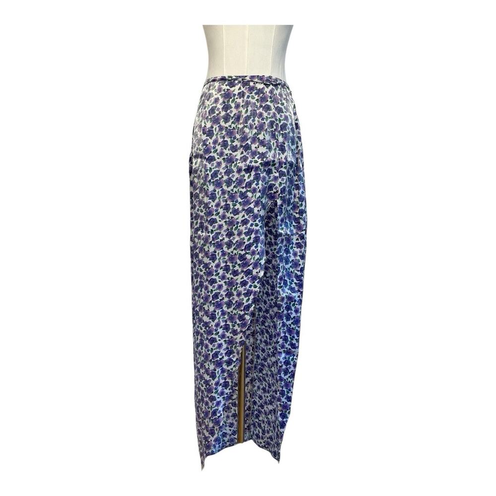 NWT Rumer The Label x Revolve Soraya Floral Skirt Womens Size Small Side Slit